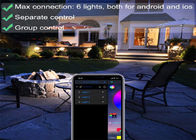Đèn pha LED công suất cao RGB 16 màu Điều khiển ứng dụng điện thoại có thể thay đổi cho khu vườn ngoài trời